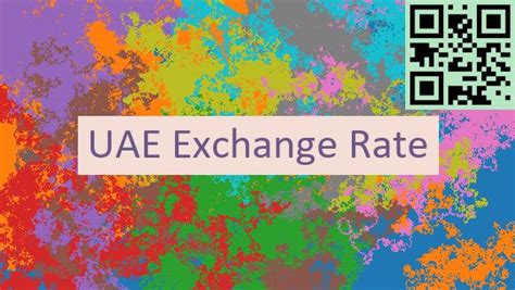 UAE Exchange Rate - Top UAE