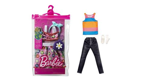 Bundle Of Barbie Fashion Pack Flower Outfit Two Accessories Ken