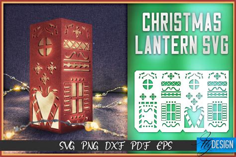 Christmas Lantern Svg Paper Cut Svgv Graphic By Flydesignsvg