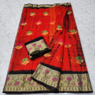 Pure Kota Cotton Sarees With Shibori Siri Designers