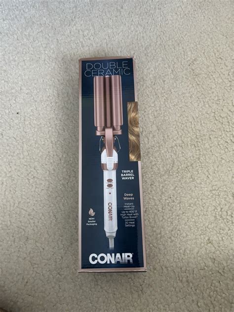 Brand New In Box Conair Double Ceramic Triple Barrel Waver Curling