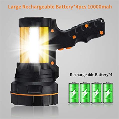 GEPROSMA Super Bright Most Powerful Cordless Handheld Spotlight High