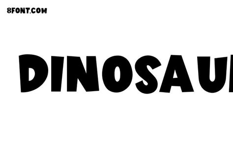 Dinosaur Font - Free Font Download