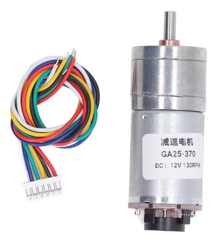 Motor Cd Motorreductor Ga V Rpm Encoder Meses Sin Inter S