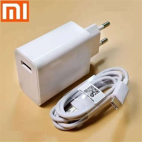 Carregador Xiaomi 33w Turbo Mi Poco X3 Fast Charger Cabo