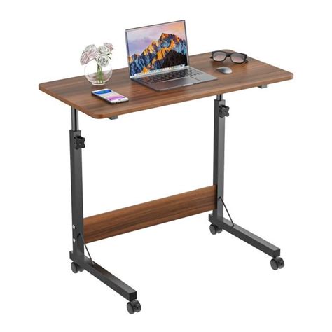 LDSZXNE Table Roulante de Lit Canapé pour Ordinateur Portable Hauteur