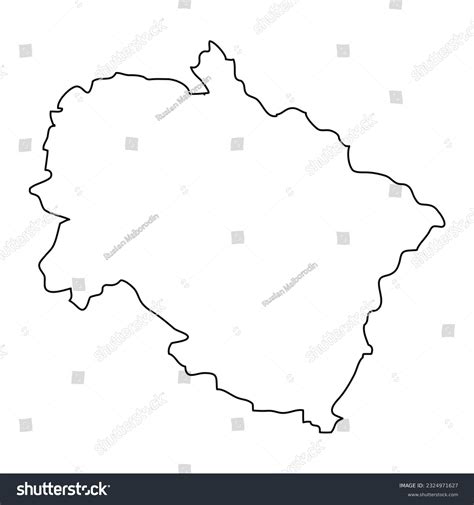 Uttarakhand state map, administrative division - Royalty Free Stock ...