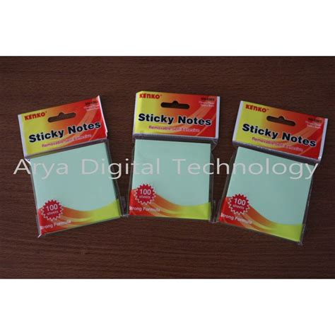 Jual Sticky Notes SN 0303 Hijau Kenko Stick Note Label Memo Murah