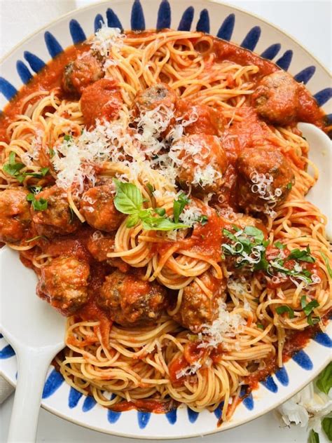 Italian Sausage Meatballs And Spaghetti More Momma