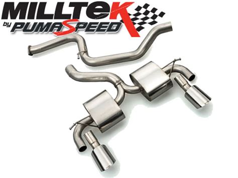 Milltek Sport Exhaust Ford Focus MK2 RS 2 5T 305PS Cat BackDual DTM