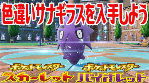 【ポケモンsv】色違いサナギラスを入手しよう 進化入手【ポケットモンスター スカーレット・バイオレット】pocket Monsters