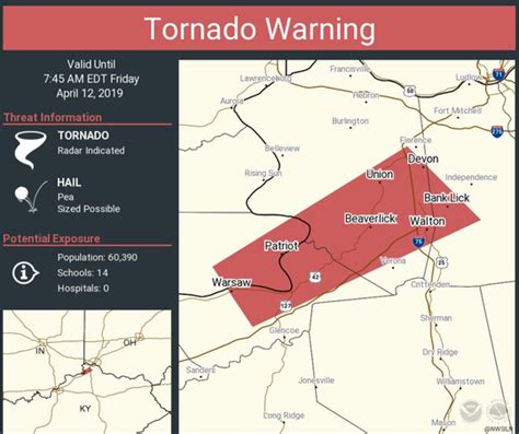 Cincinnati Weather Strong Storms Triggering Tornado Thunderstorm Warnings