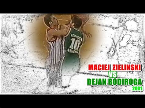 Maciej Zielinski Vs Dejan Bodiroga Suproleague Slask