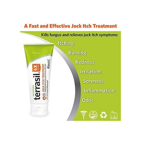 Jock Itch Treatment Max Natural Antifungal Ointment By Terrasil G