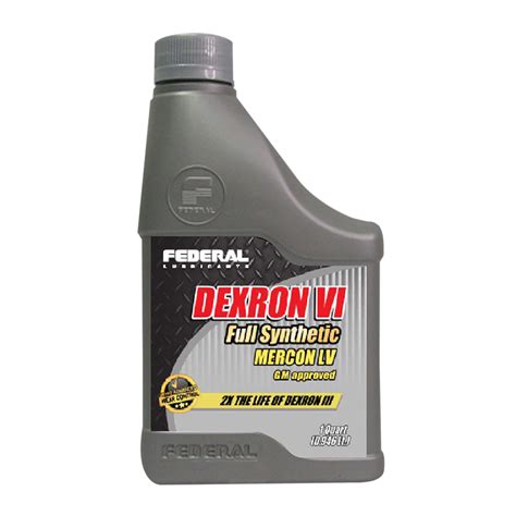 ATF Full Synth Dexron VI Mercon LV Federal Lubricantes