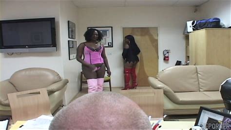 Horny Brunettes Share Cock