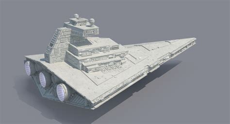 Star Destroyer 3D Model $149 - .c4d .max - Free3D