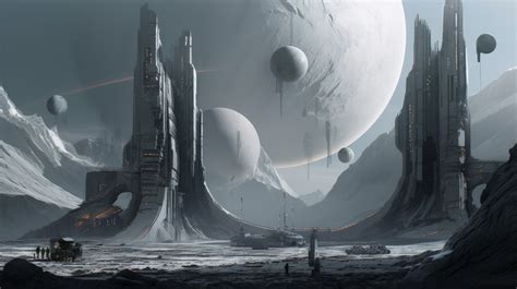 Ai Art Illustration Science Fiction Landscape Space Wallpaper ...