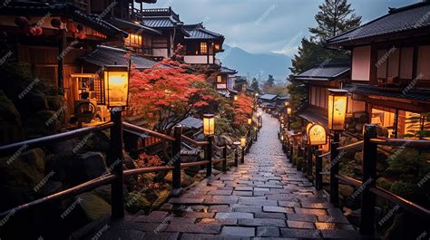 Premium Photo Japan Landmark Magome Juku Old Town Kiso Valley In