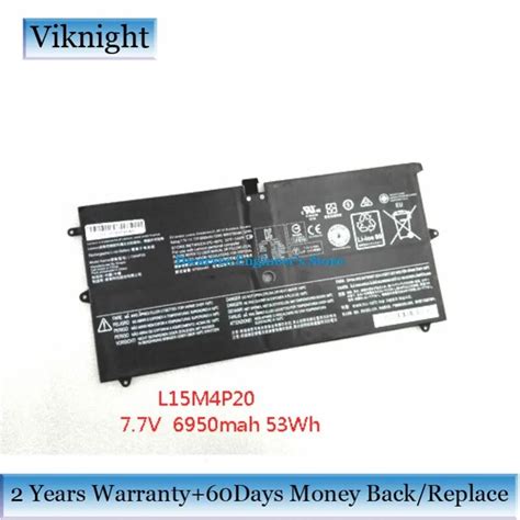 Original 7 66V L15M4P20 Battery For Lenovo Yoga 900s 12ISK Laptop