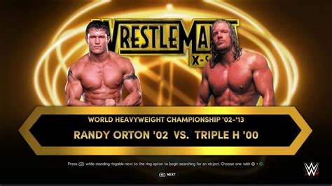 WWE 2K24 FULL MATCH Randy Orton Vs Triple H WWE Title Match