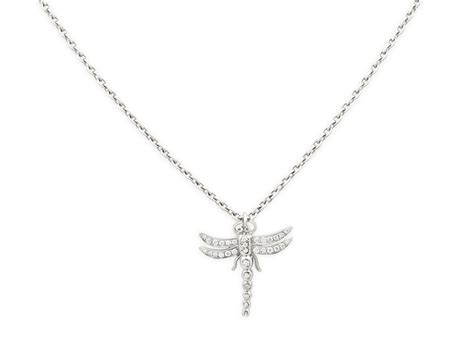 Tiffany & Co. Diamond Dragonfly Necklace in Platinum #518169 – Beladora