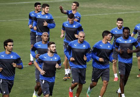 Apoel Nicosia Players Warm During Teams Editorial Stock Photo - Stock ...