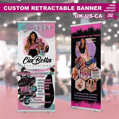 Retractable Banner Custom Roll Up Banner Stand Pop Up Banner Pop Up