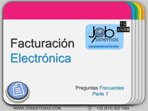 Facturacion Electronica Preguntas Frecuentes Parte 1 PPT