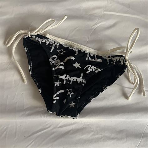 Japanese Brand Bikini Thong Star Back Detail Layered Depop