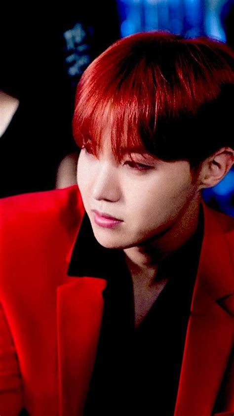 Hobi In Red Hair J Hope Amino