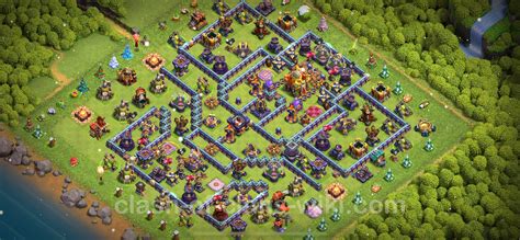 Trophy Defense Base TH16 With Link Legend League Clash Of Clans