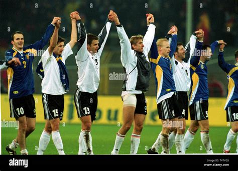 Westfalenstadion Dortmund Germany 14 11 2001 Football Qualifier For