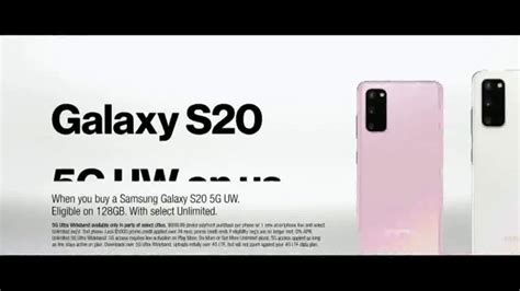 Verizon Unlimited Tv Commercial Mix And Match 20 Samsung Galaxy S20 5g Uw Bogo Ispottv