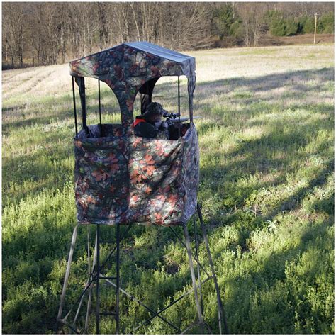 Rivers Edge Outpost Tower With Hunting Blind 670580 Tower Tripod