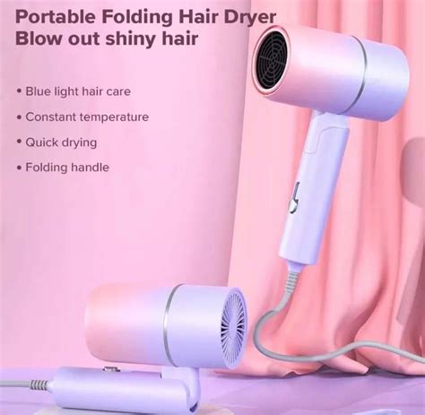 Hair Dryer Ionic Hair Care Professinal Quick Dry Wind Speed Smart Temperature Control Power