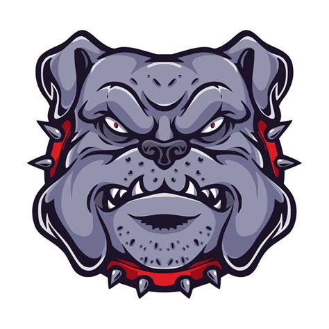 Hand Drawn Angry Bulldog SVG illustration Beloved Cartoon Do - Inspire ...