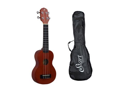 MENSAGEIRO MUSICAL UKULELE GIANNINI UKS 21 NS SOPRANO ACUSTICO C BAG