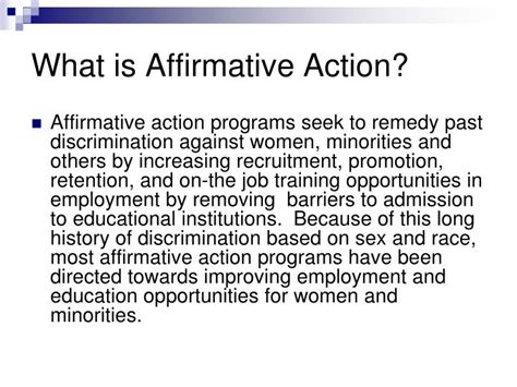 PPT - Affirmative Action PowerPoint Presentation - ID:172200