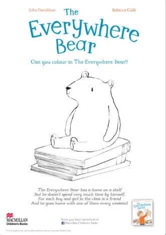 The Everywhere Bear Colouring In Pan Macmillan Australia