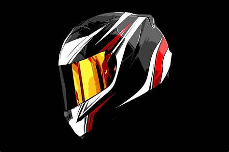 A Full Face Helmet Graphic by jellybox999 · Creative Fabrica