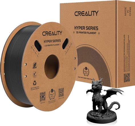 Creality Hyper Abs Filament Noir Filament Abs Mm Pour Impression