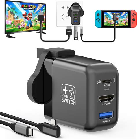 Genki Covert Dock Portable Nintendo Switch TV Docking Station And