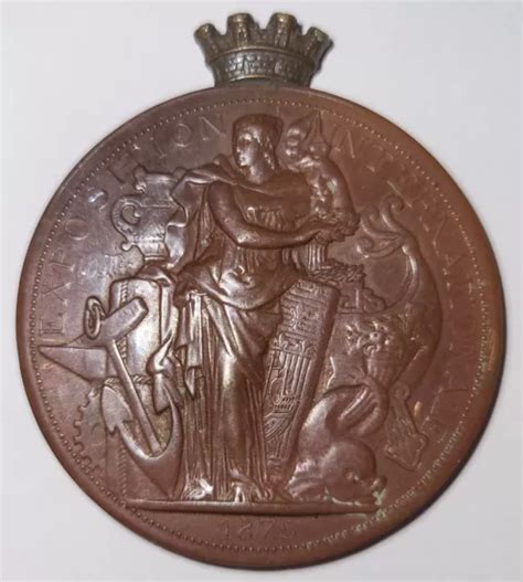 FRANCE MÉDAILLE EXPOSITION Internationale Paris 1875 EUR 80 00