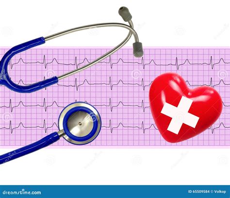 An Lisis Del Coraz N Gr Fico Del Electrocardiograma Ecg Coraz N Y