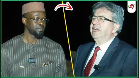 La D Claration D Ousmane Sonko En Compagnie De Jean Luc M Lenchon Youtube