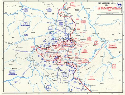 Battle Of The Bulge Map