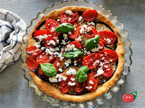 Torta Salata Melanzane E Pomodori Basil Tomato