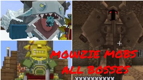 Minecraft Mowzie Mobs All Bosses Mod Youtube