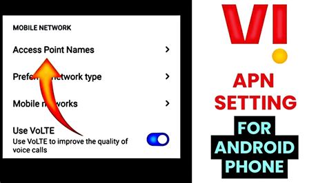 Vi Latest Apn Settings For Fast Internet Vi Network Problem How To